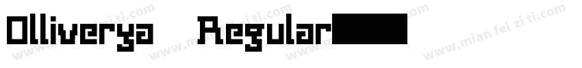 Olliverya Regular字体转换